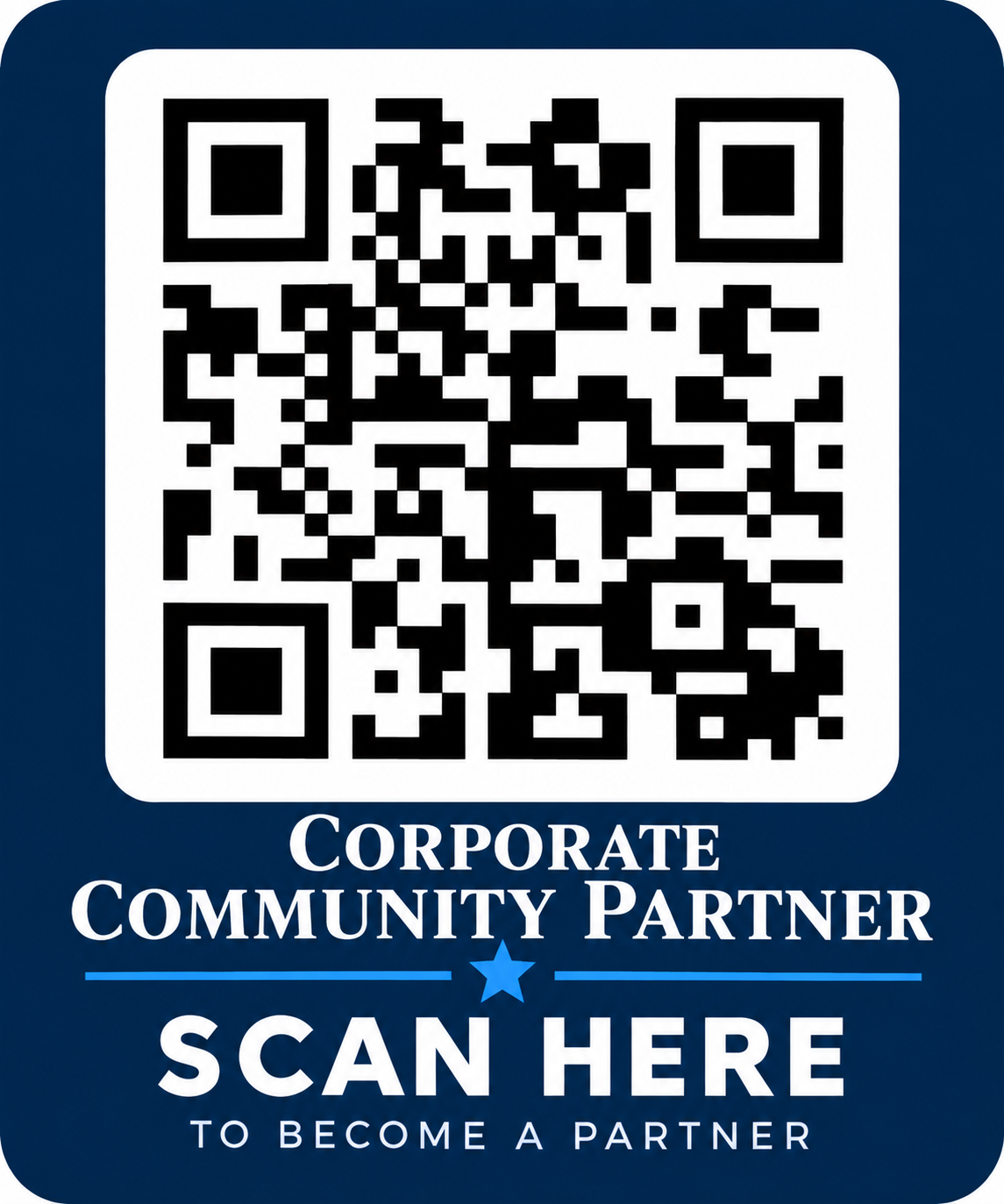 Corporate Community Partner QR Code