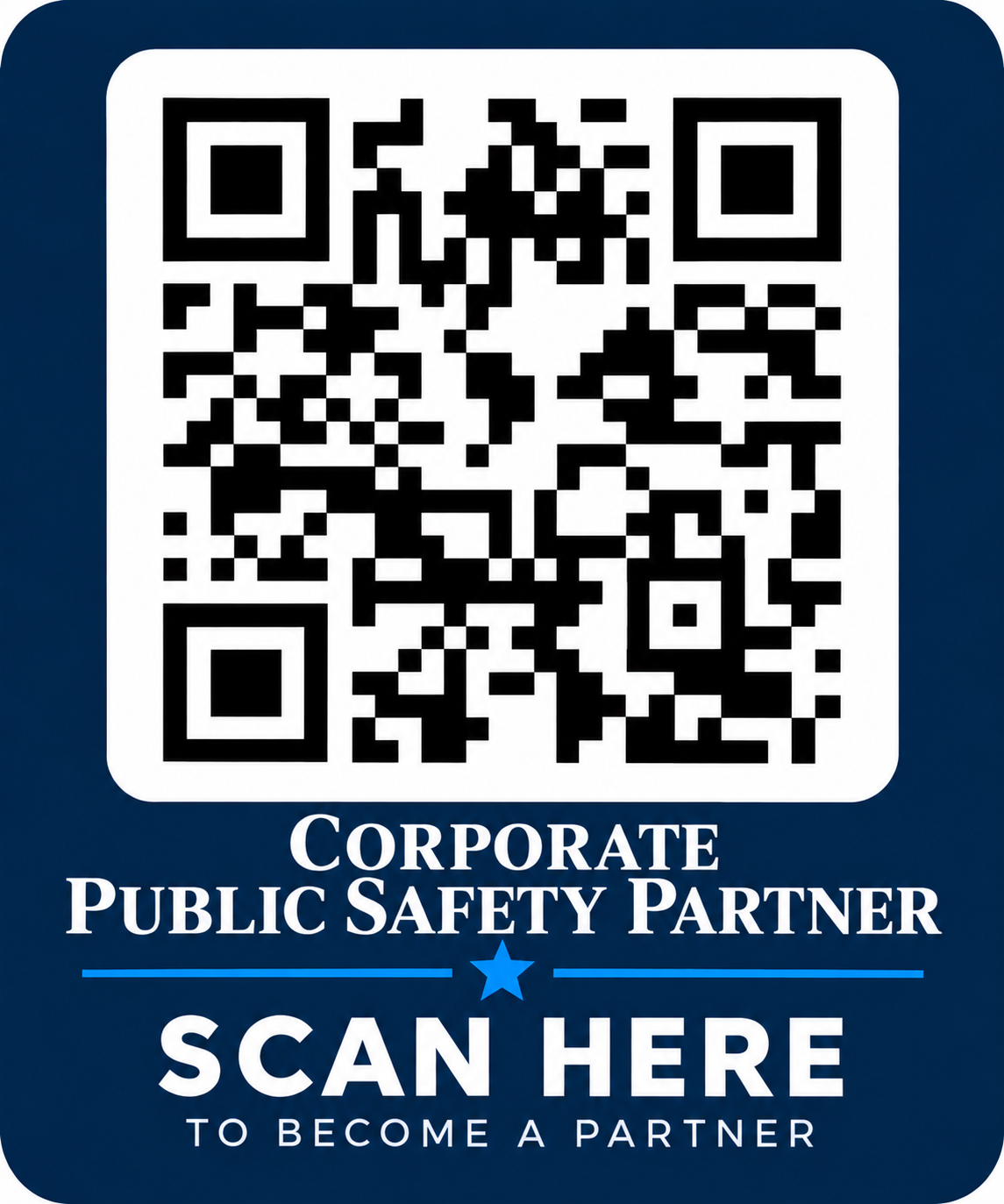 Corporate Public Safety Partner QR Code